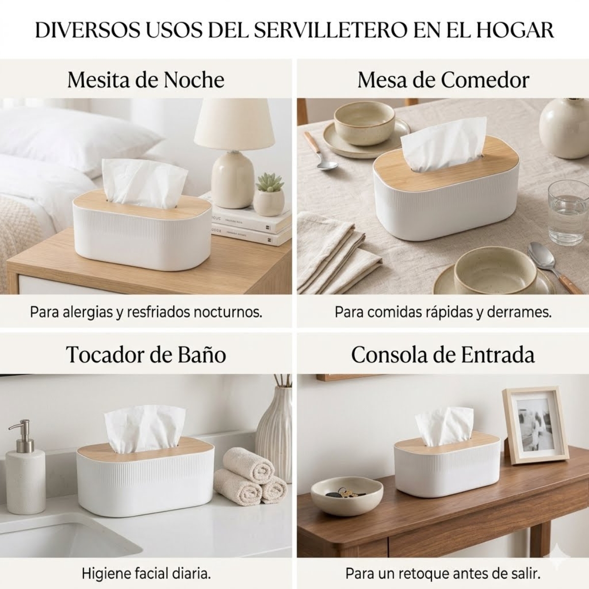 DISPENSADOR DE SERVILLETAS OVALADO BLANCO - 5