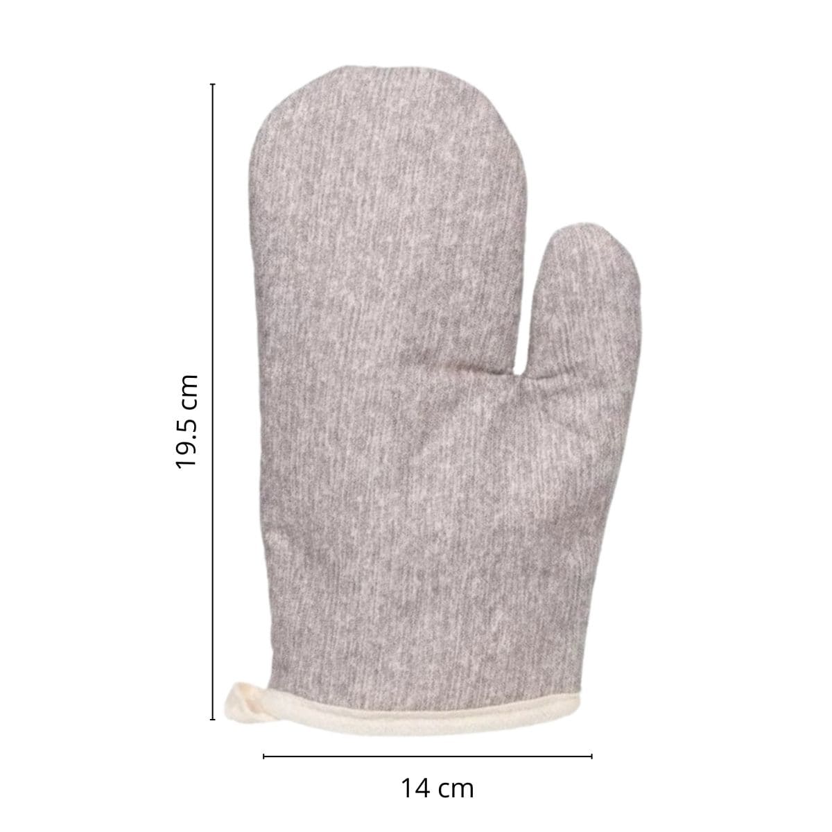 GUANTES DE COCINA ACOLCHADOS PARA HORNO COLOR ARENA - 6