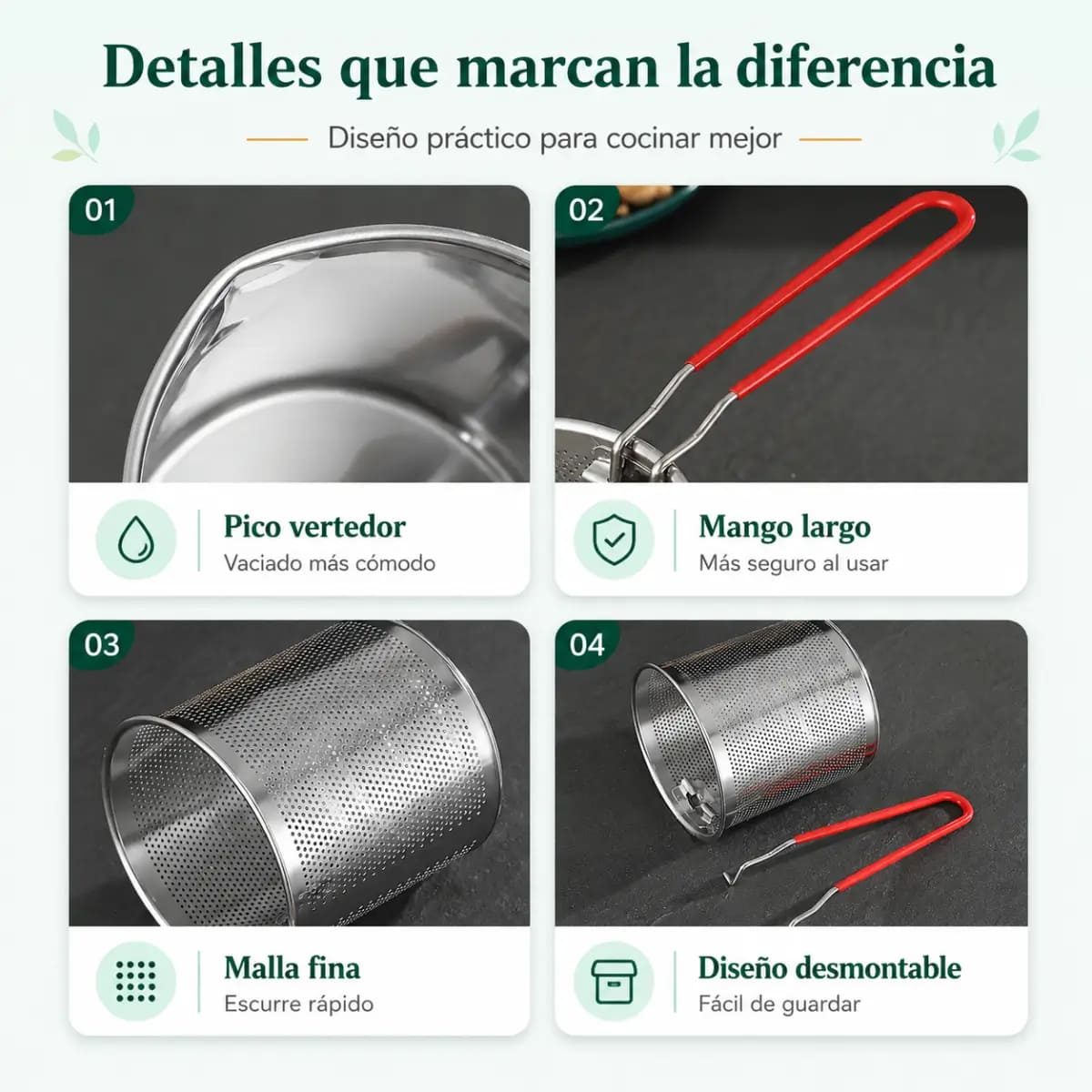 MINI OLLA PARA FRITURAS CON CANASTILLA - 5