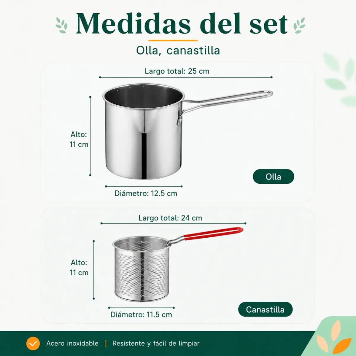 MINI OLLA PARA FRITURAS CON CANASTILLA - 7