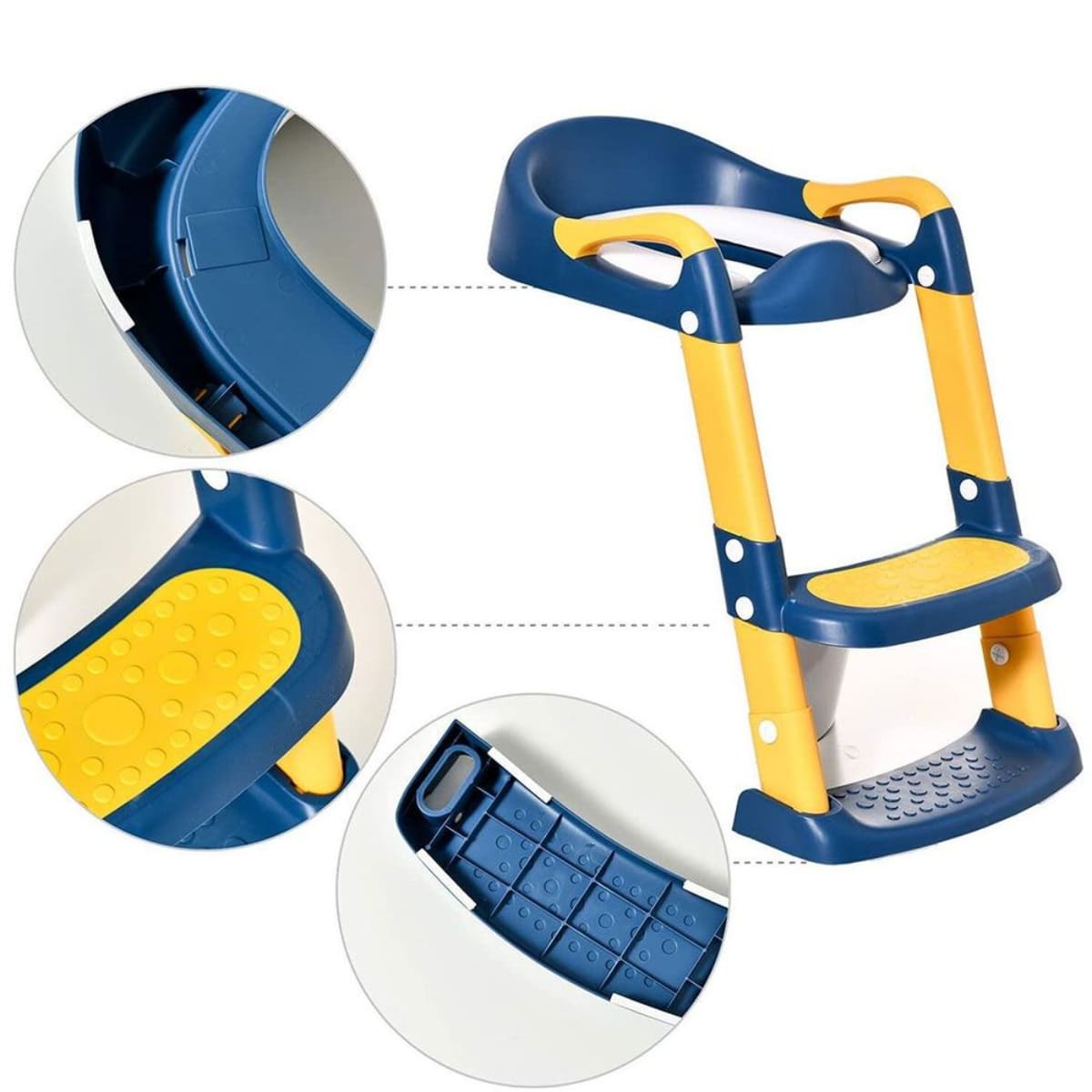 ESCALERA DE BAÑO PARA ENTRENAMIENTO INFANTIL BD106 AZUL - 4