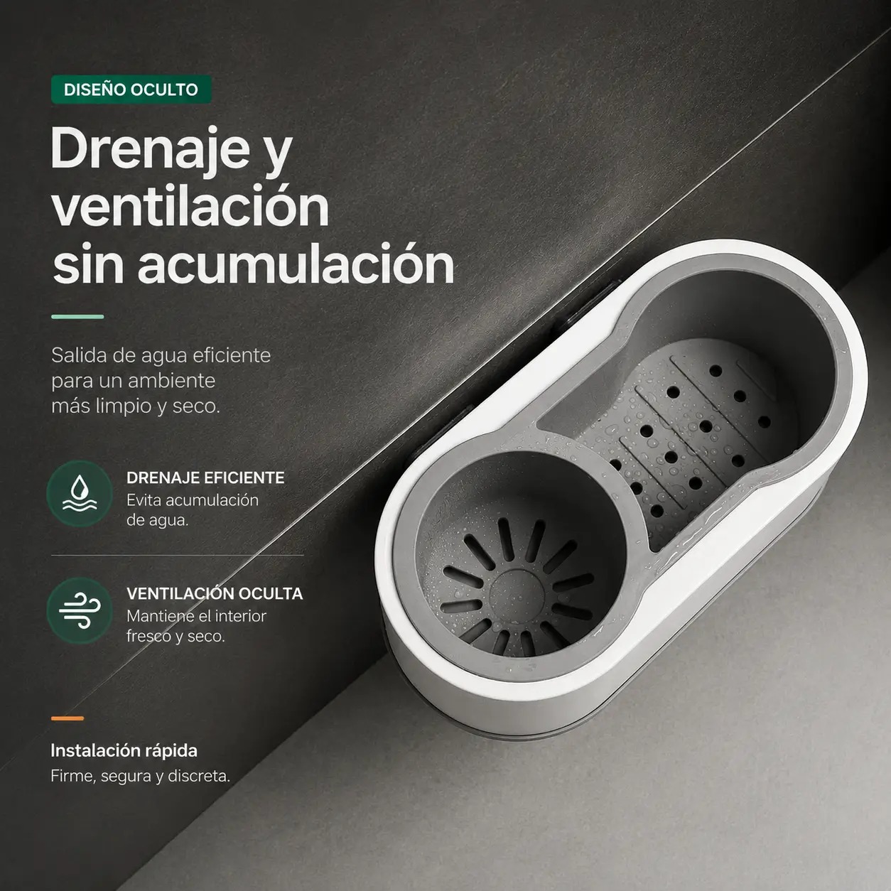 ESCOBILLA PARA INODORO CON COMPARTIMIENTO BRIO - 3