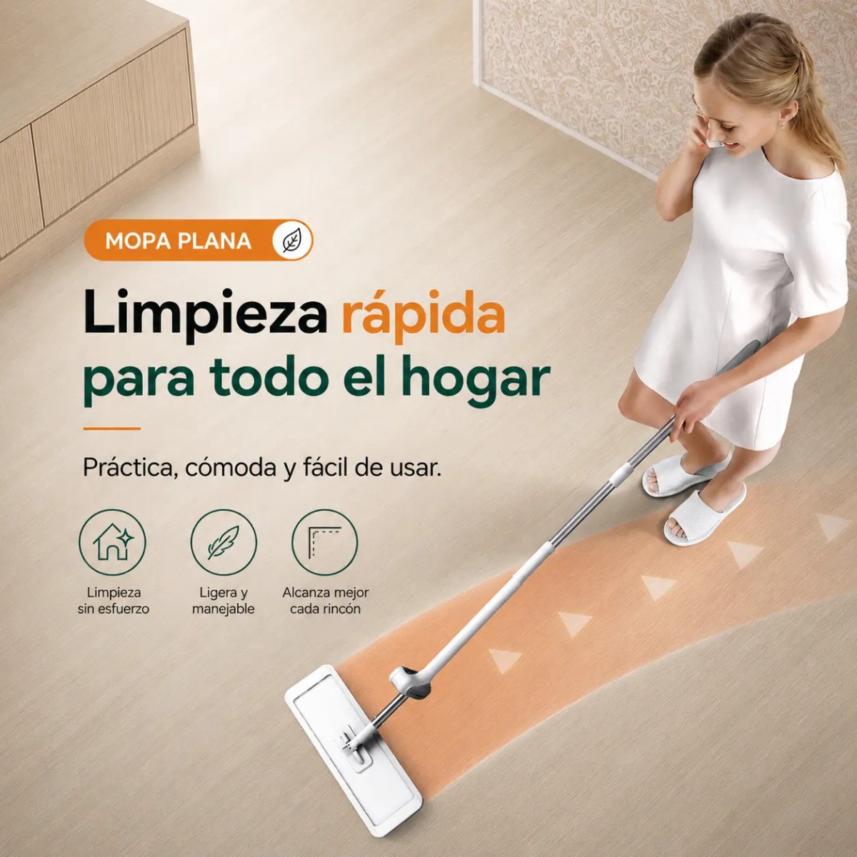 TRAPEADOR DE MOPA RETRÁCTIL MODELO DRY - 3