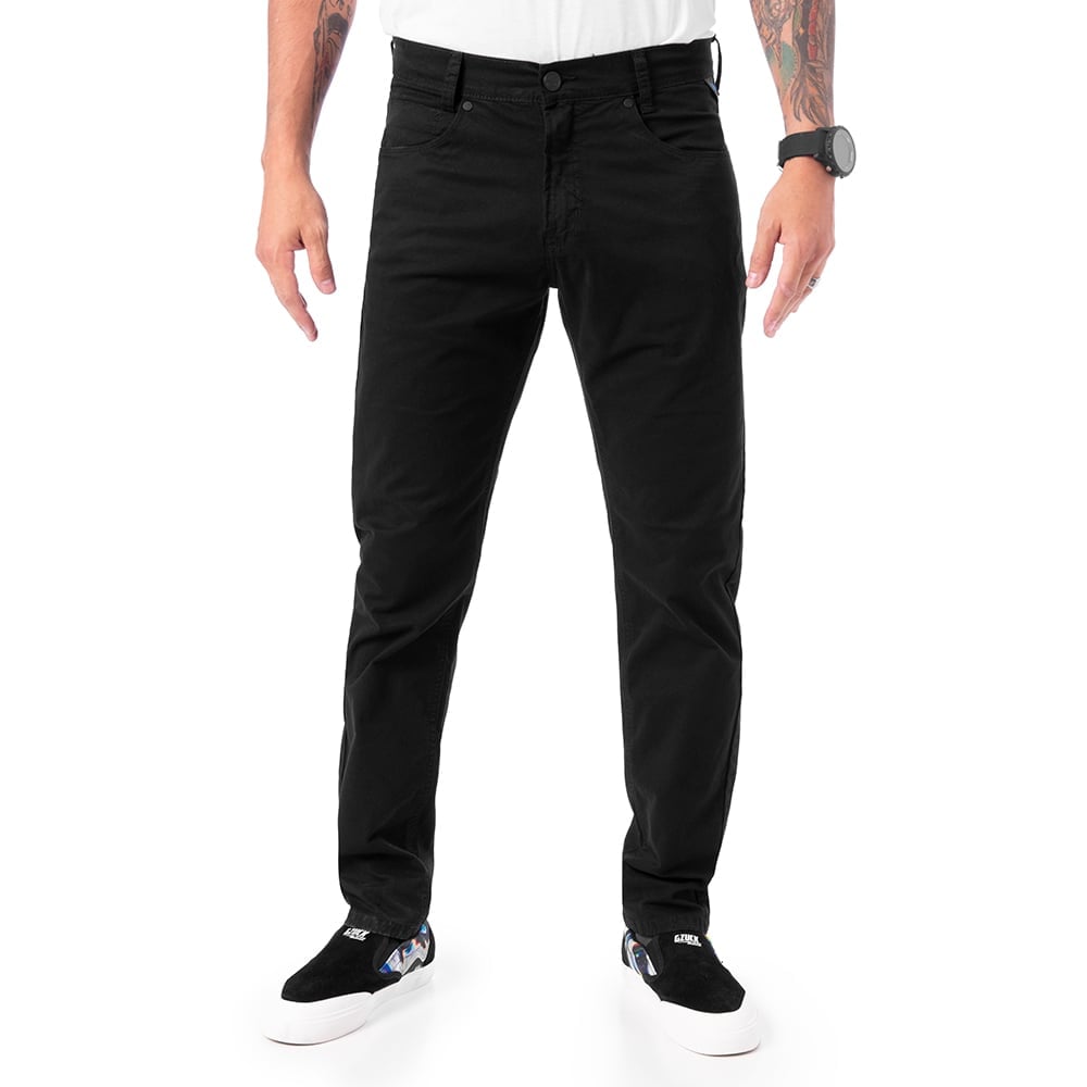 PANTALÓN SKINNY HOMBRE GZUCK LAST RIOT DRILL CLASICO STRETCH - 1