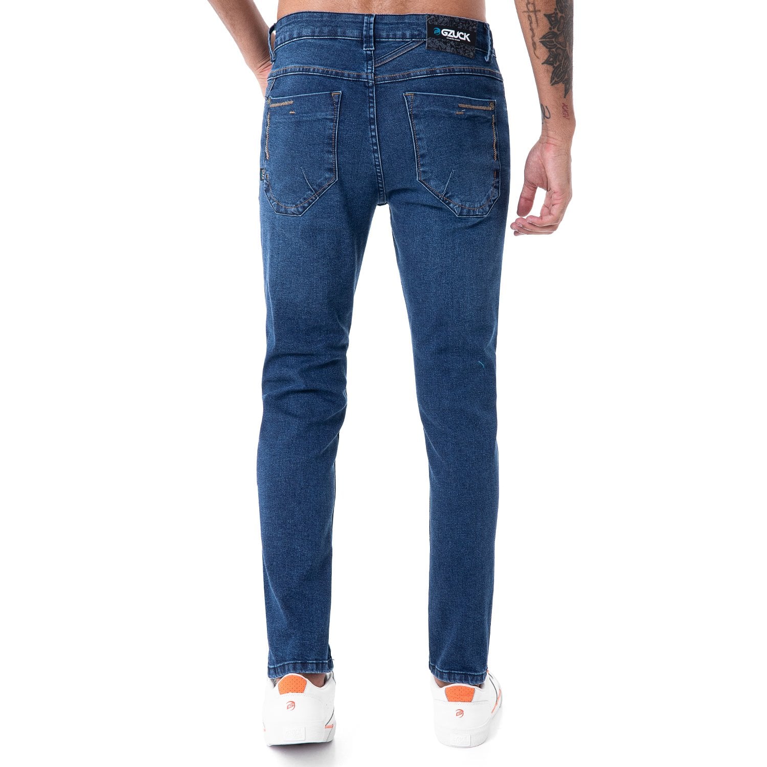 PANTALÓN SKINNY HOMBRE GZUCK GJ SERIE 103 MODA STRETCH DENIM - 3