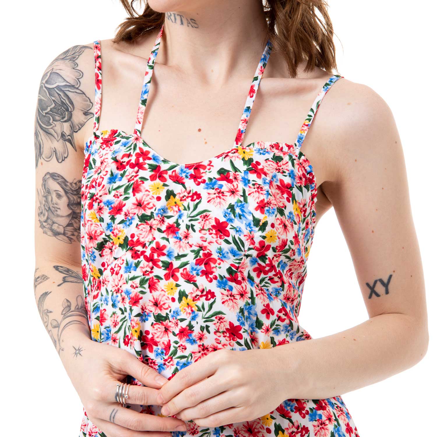 VESTIDOS POPELINA MUJER MINYU - 4
