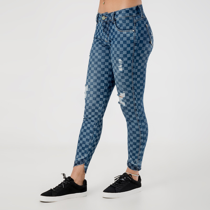 PANTALON MODA PAIGGE DENIM STRETCH MUJER - 2