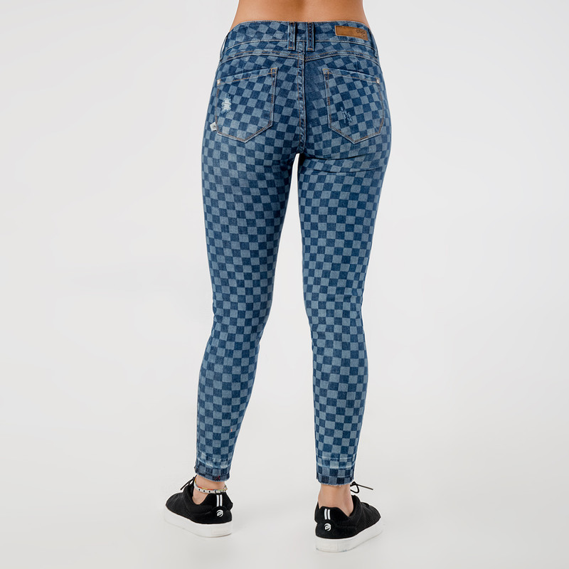 PANTALON MODA PAIGGE DENIM STRETCH MUJER - 3