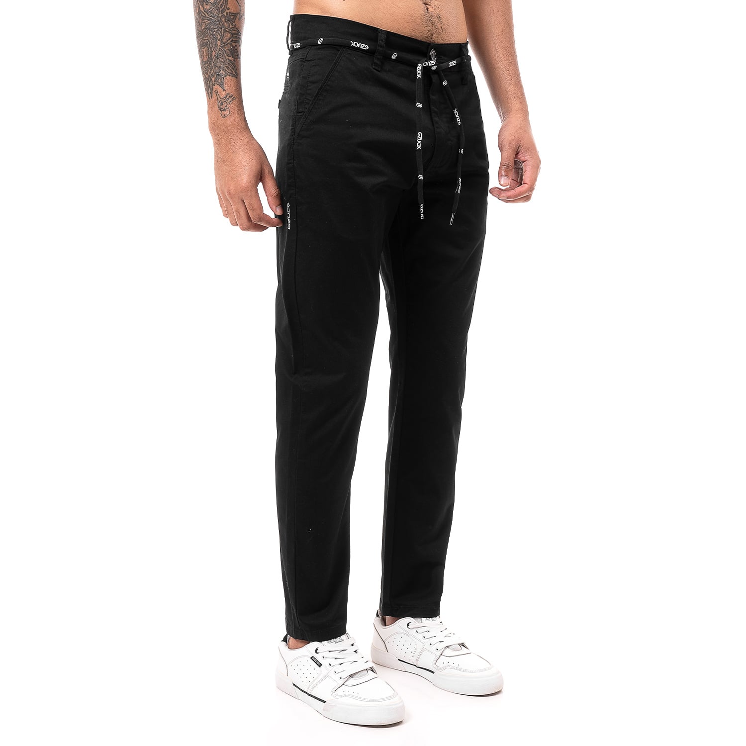 PANTALÓN HOMBRE GZUCK NEGRO SACKLER DRILL STRETCH - 2
