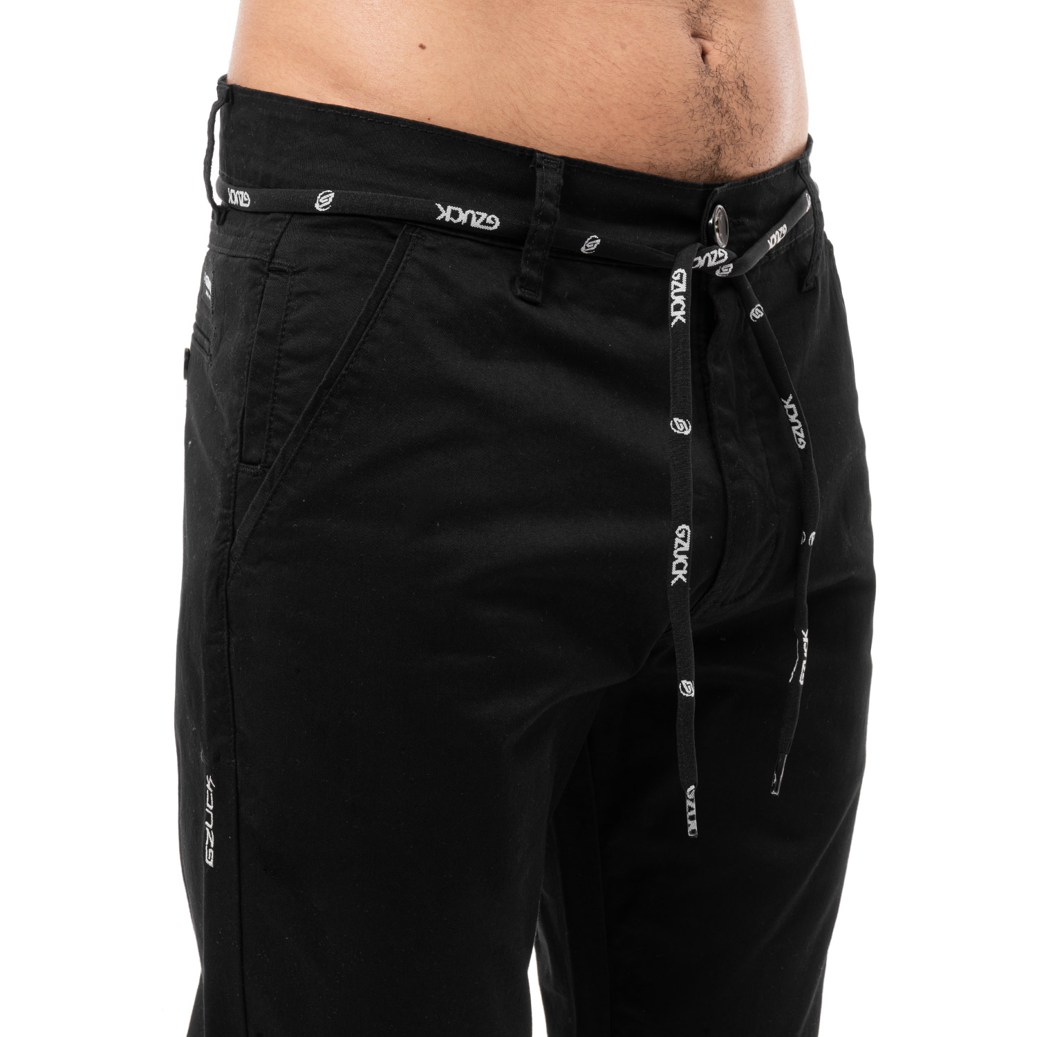 PANTALÓN HOMBRE GZUCK NEGRO SACKLER DRILL STRETCH - 4