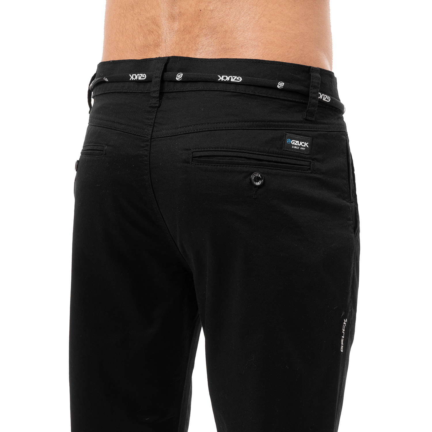 PANTALÓN HOMBRE GZUCK NEGRO SACKLER DRILL STRETCH - 5