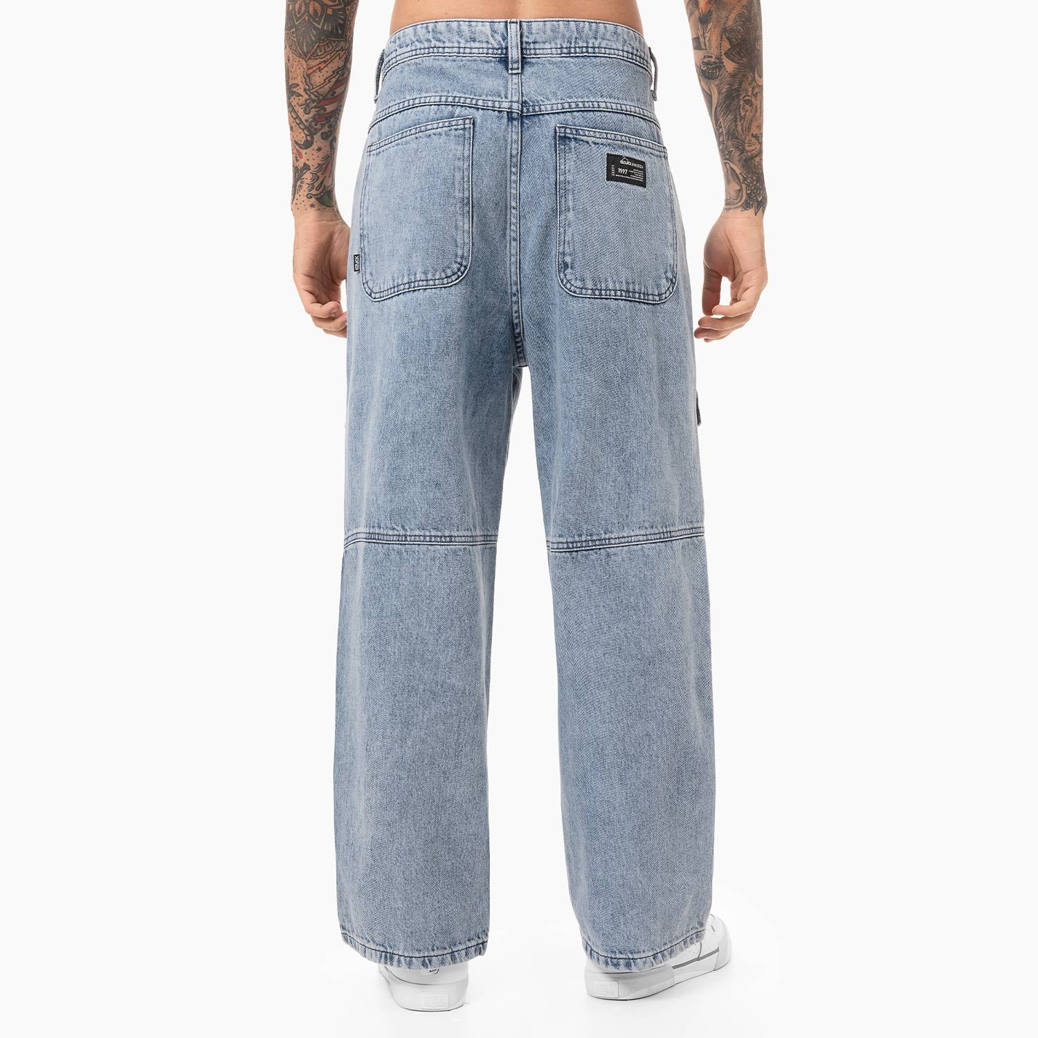 PANTALON HOMBRE GZUCK CELESTE BALKOZ CARGO DENIM - 3