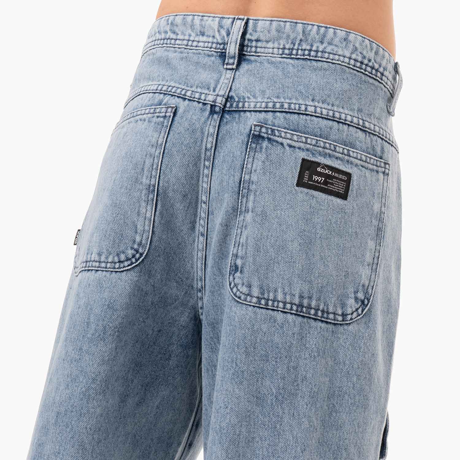 PANTALON HOMBRE GZUCK CELESTE BALKOZ CARGO DENIM - 5
