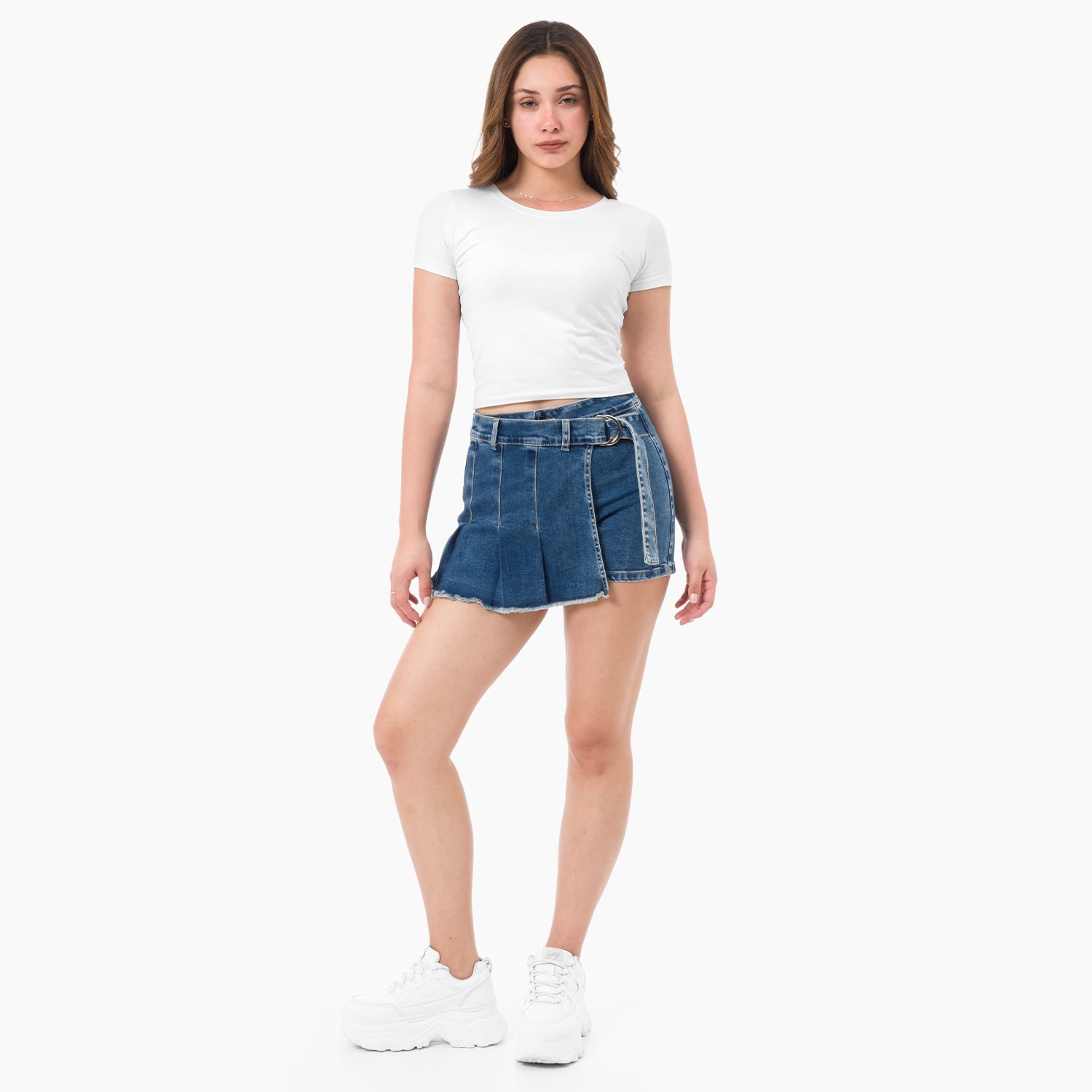 SHORT MUJER GZUCK GDF-002 MINI DENIM STRETCH - 1