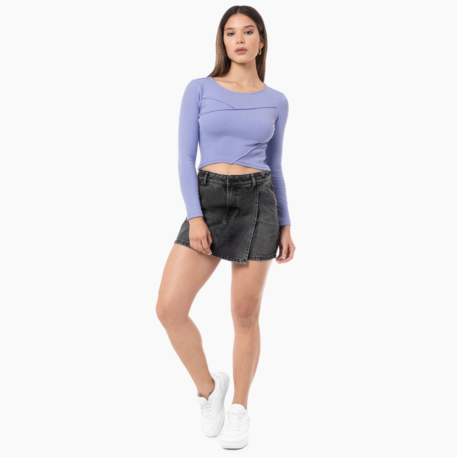 SHORT MUJER GZUCK HAZANA MINI DENIM - 1