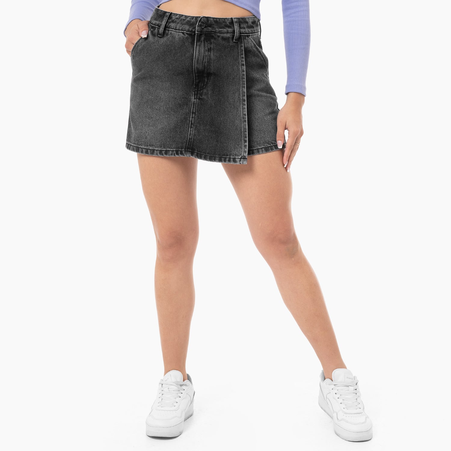 SHORT MUJER GZUCK HAZANA MINI DENIM - 2