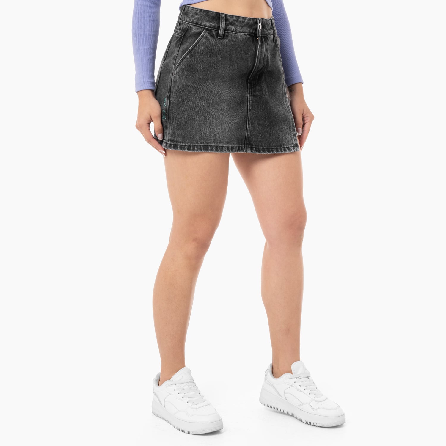 SHORT MUJER GZUCK HAZANA MINI DENIM - 3