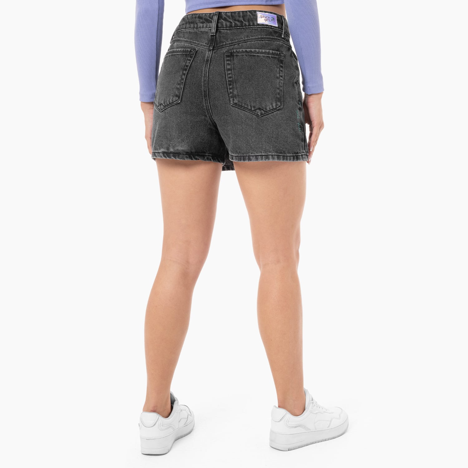 SHORT MUJER GZUCK HAZANA MINI DENIM - 4