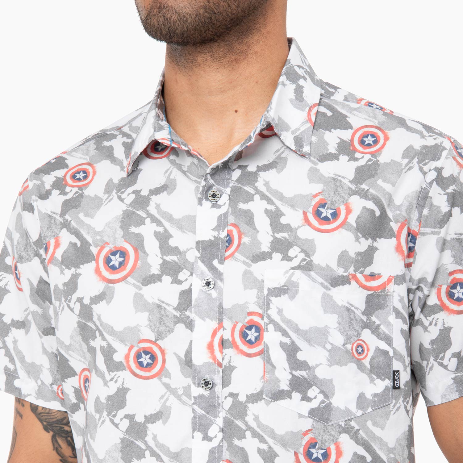 CAMISA POPELINA HOMBRE HODIE-MARVEL - 3
