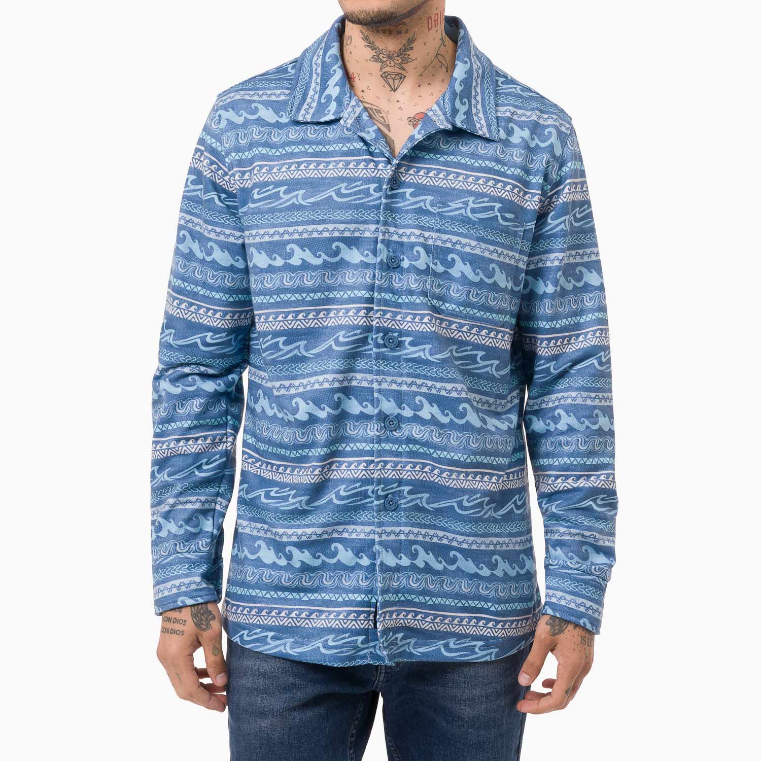 CAMISACO FRENCH TERRY HOMBRE DYZUCK - 1