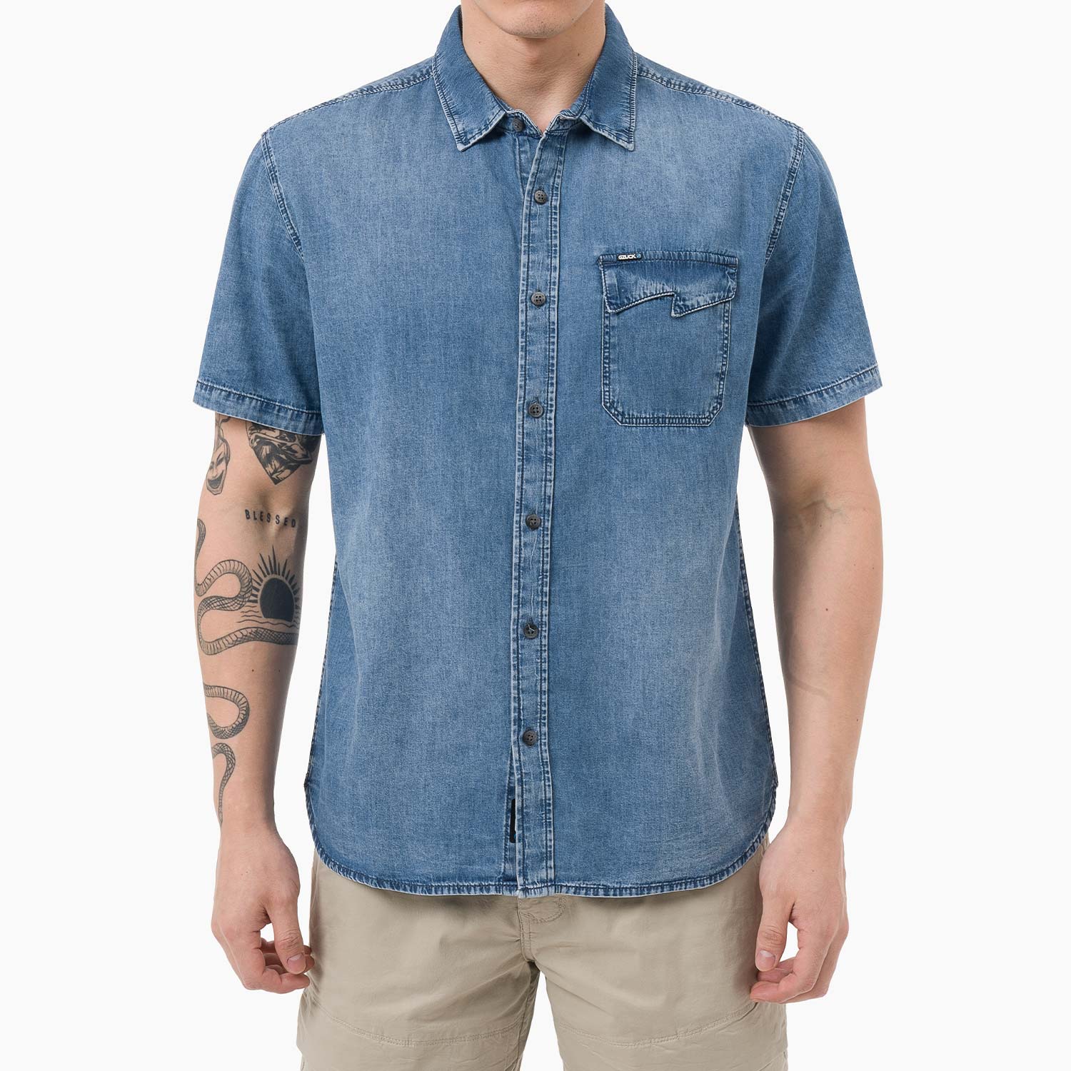 CAMISA DENIM HOMBRE DAWSOM - 1