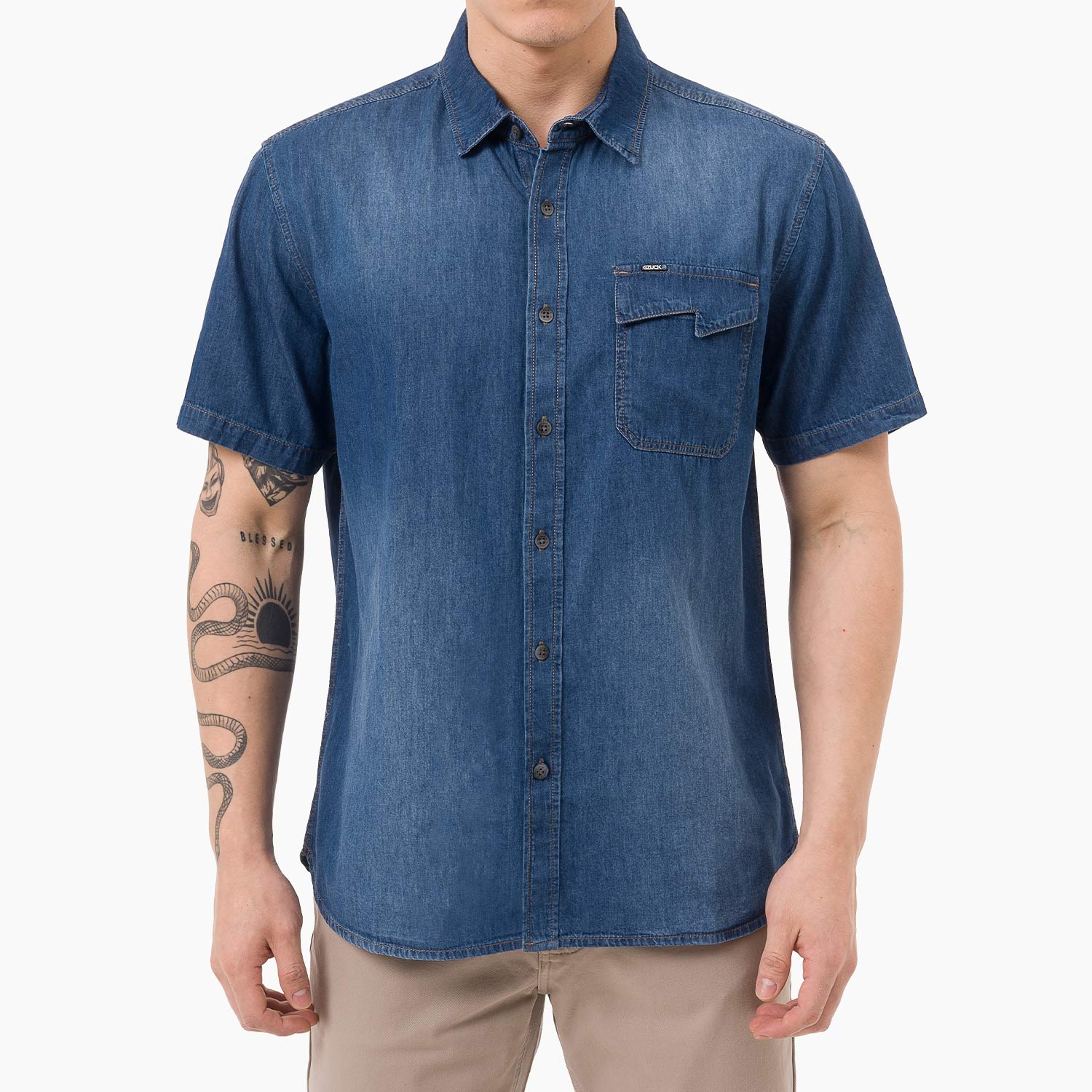 CAMISA DENIM HOMBRE DAWSOM - 1