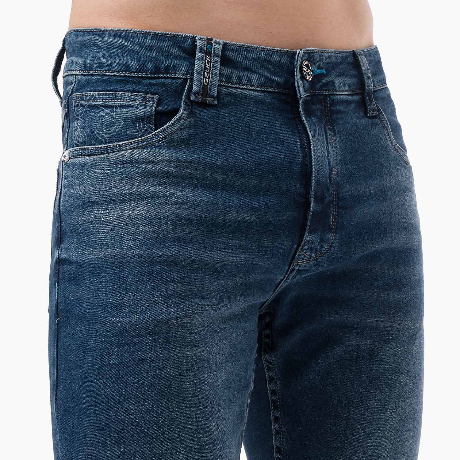 PANTALON DENIM STRETCH HOMBRE GJ - SERIE 201 - 4