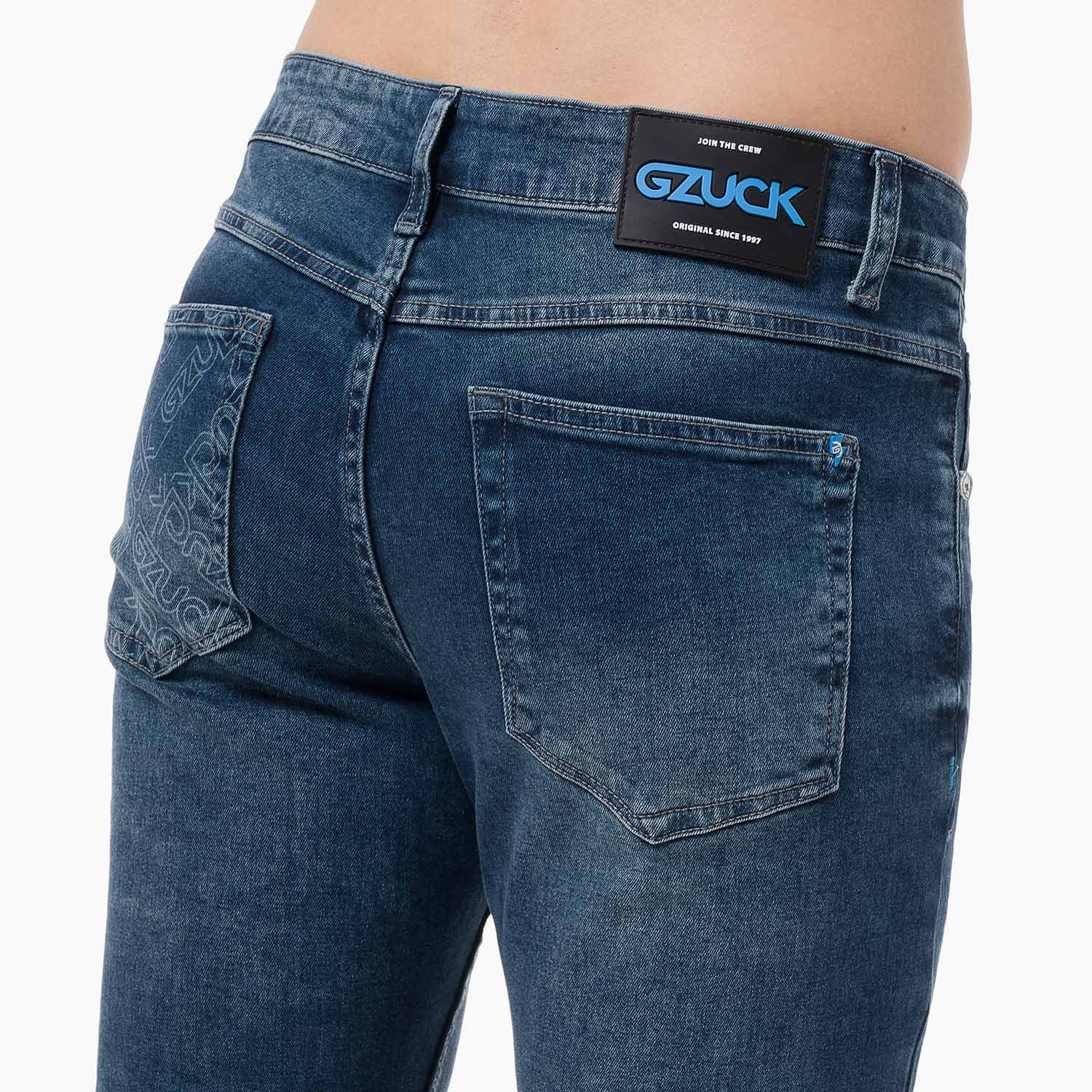 PANTALON DENIM STRETCH HOMBRE GJ - SERIE 201 - 5