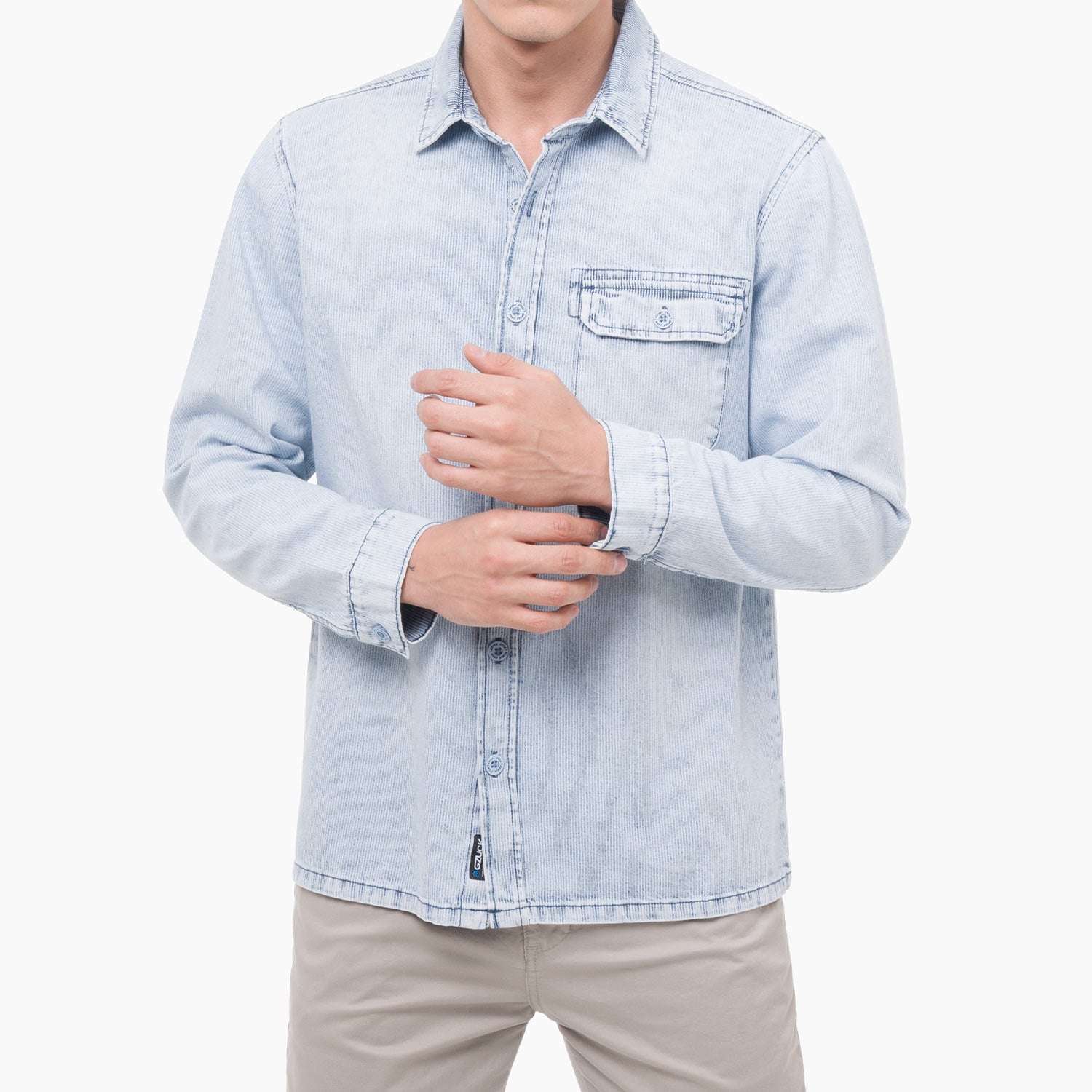 CAMISA DENIM HOMBRE GZUCK LINX - 1