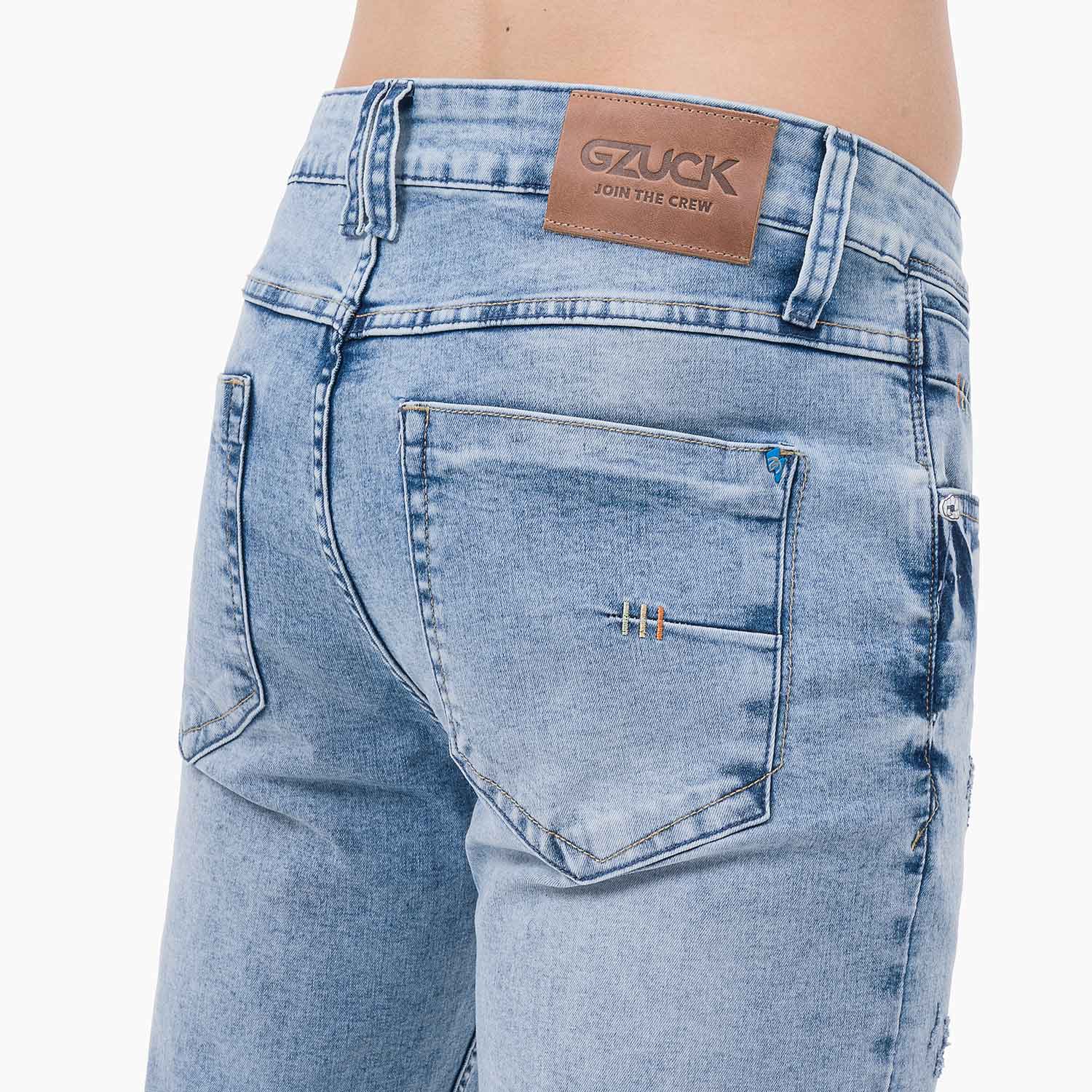 JEANS DENIM STRETCH HOMBRE GZUCK GJ SERIE -213 - 4