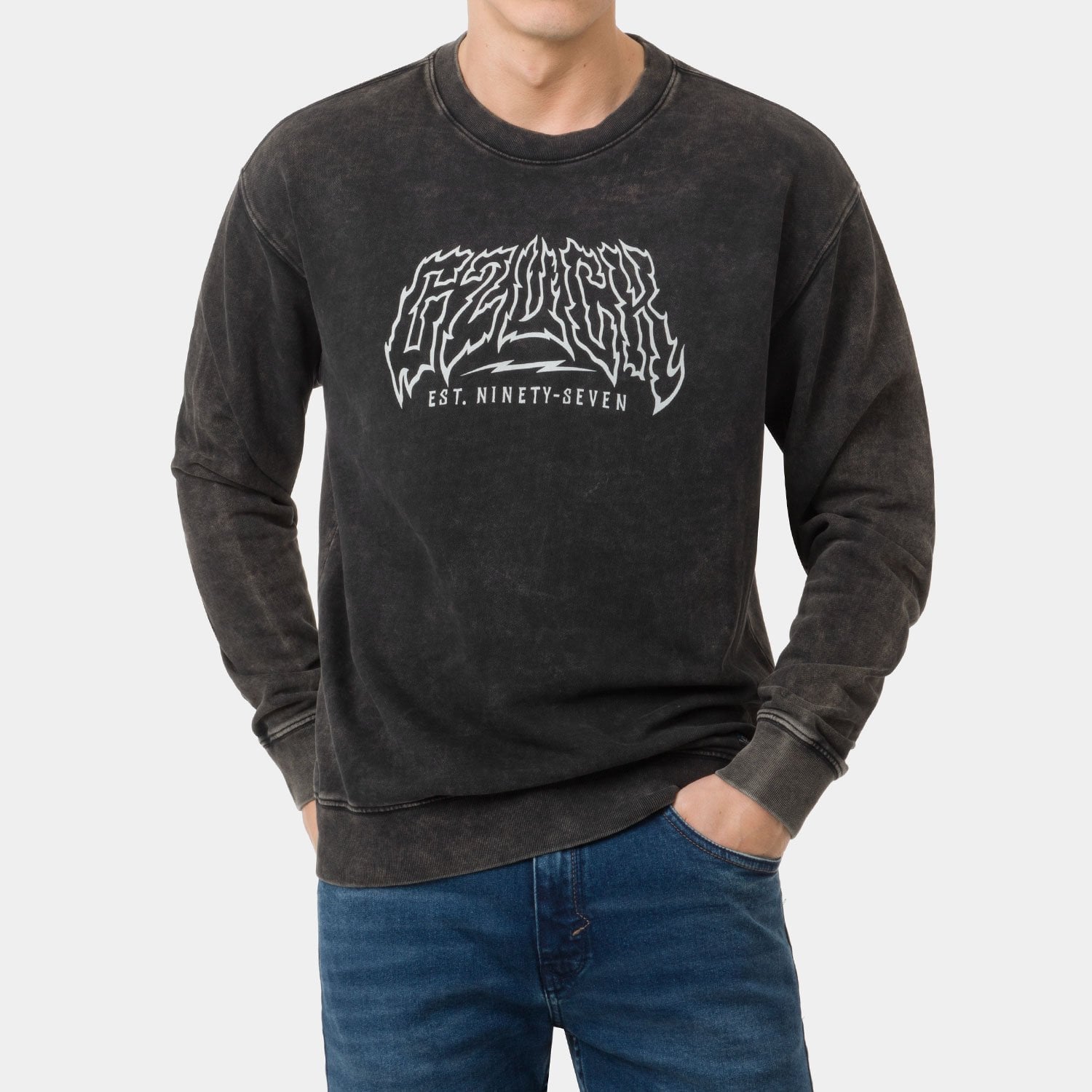 POLERA FRENCH TERRY HOMBRE GZUCK DRIZORT - 1