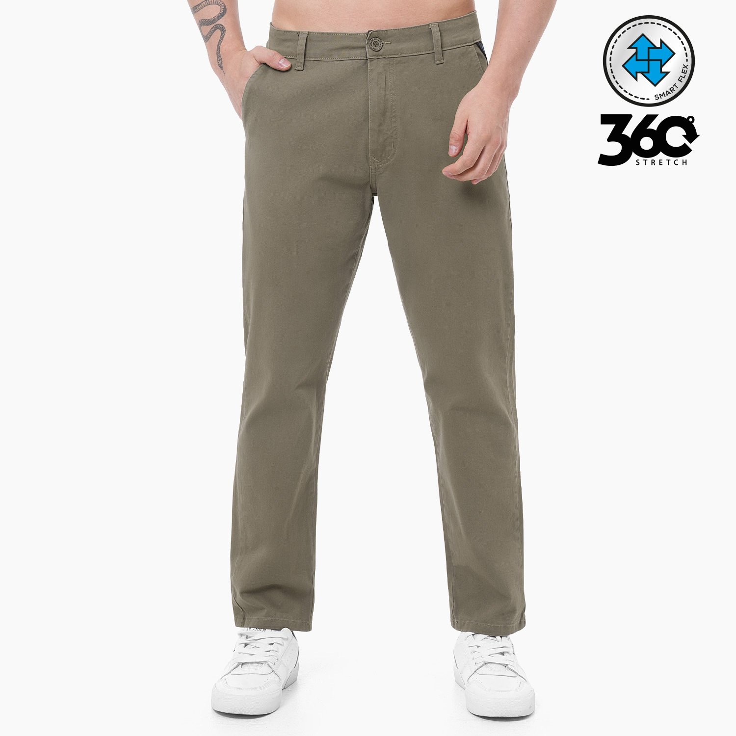 PANTALÓN DRILL STRETCH HOMBRE GZUCK OLCOMX - 1
