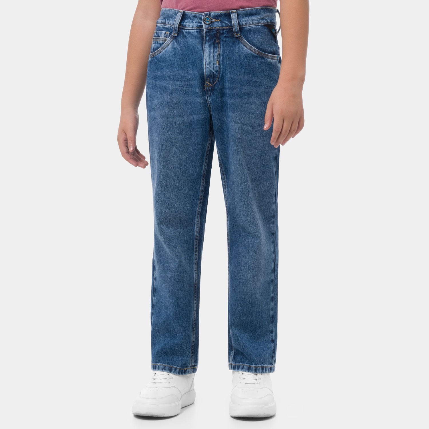 PANTALÓN JEAN DENIM NIÑO GZUCK WOLLER KIDS - 1