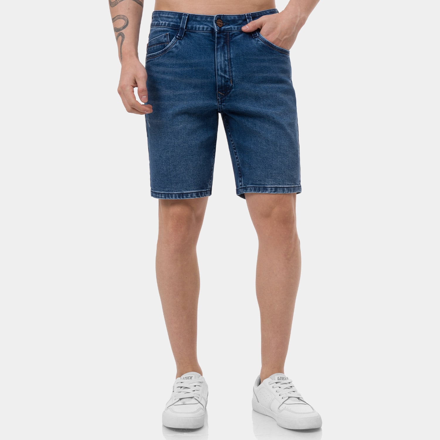 SHORT DENIM STRETCH HOMBRE GZUCK GREEX - 1