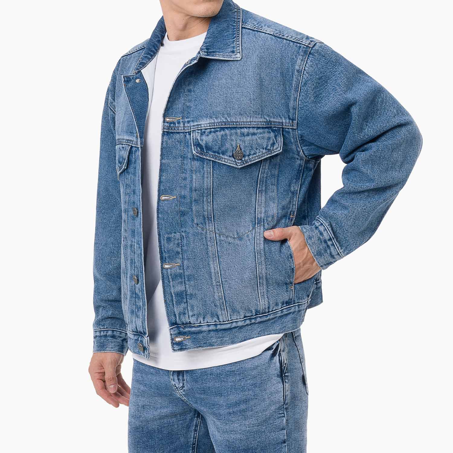 CASACA DENIM HOMBRE GZUCK LARXO - 2