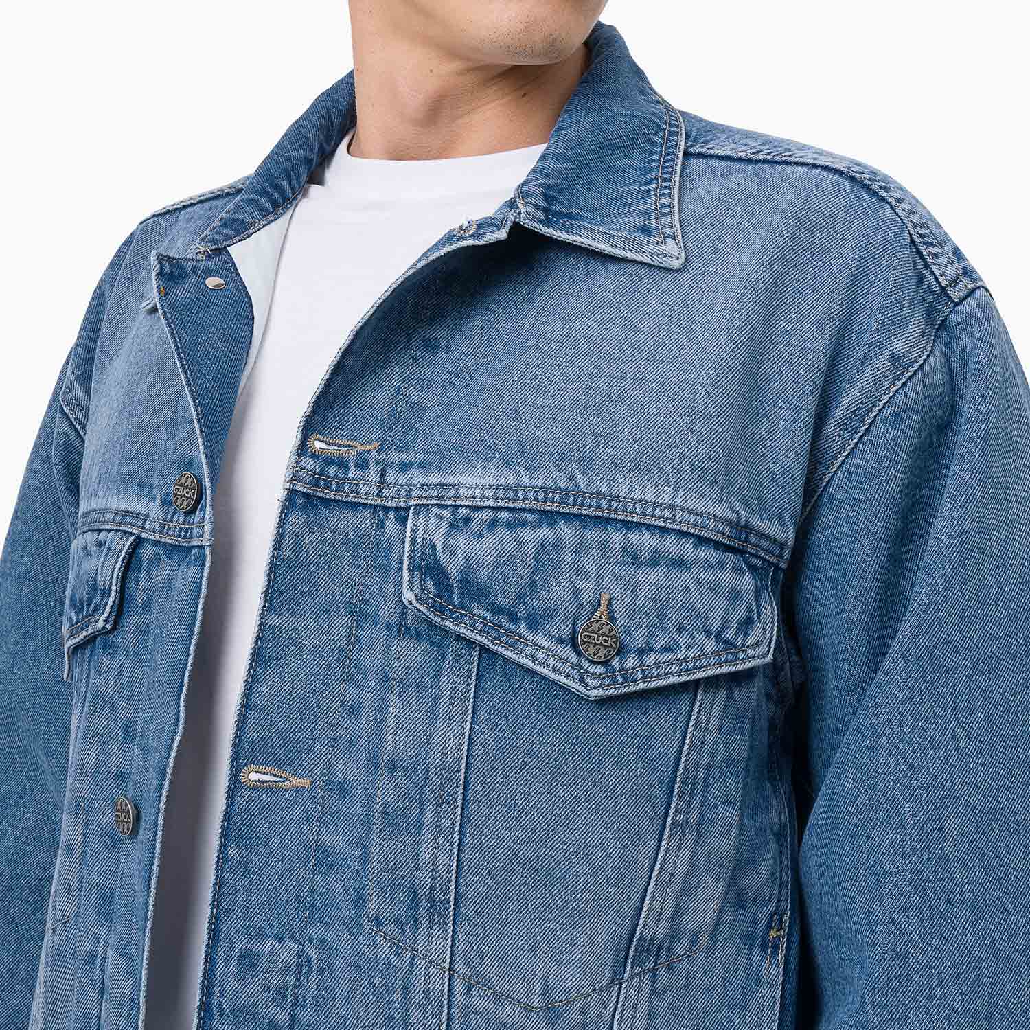 CASACA DENIM HOMBRE GZUCK LARXO - 3