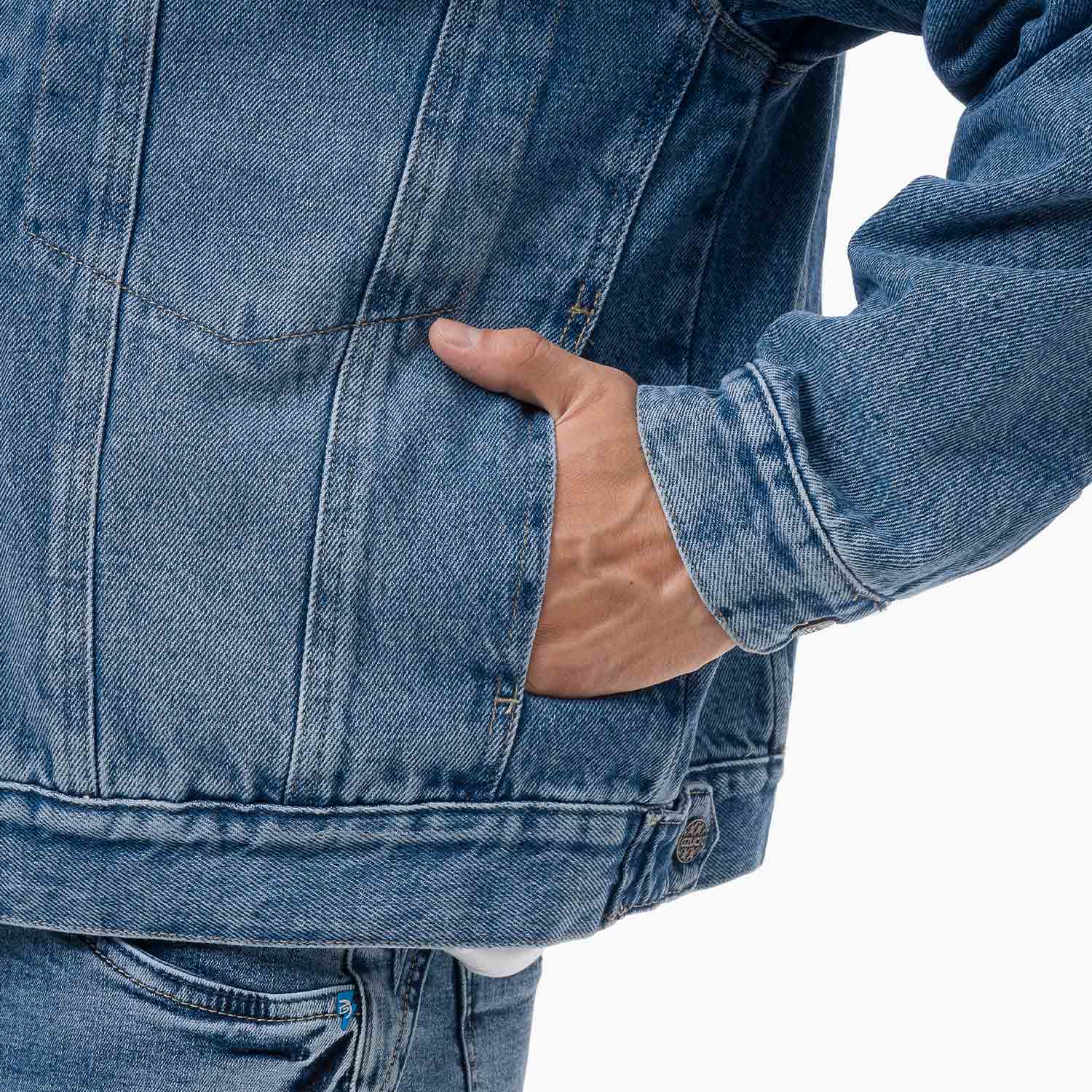CASACA DENIM HOMBRE GZUCK LARXO - 4