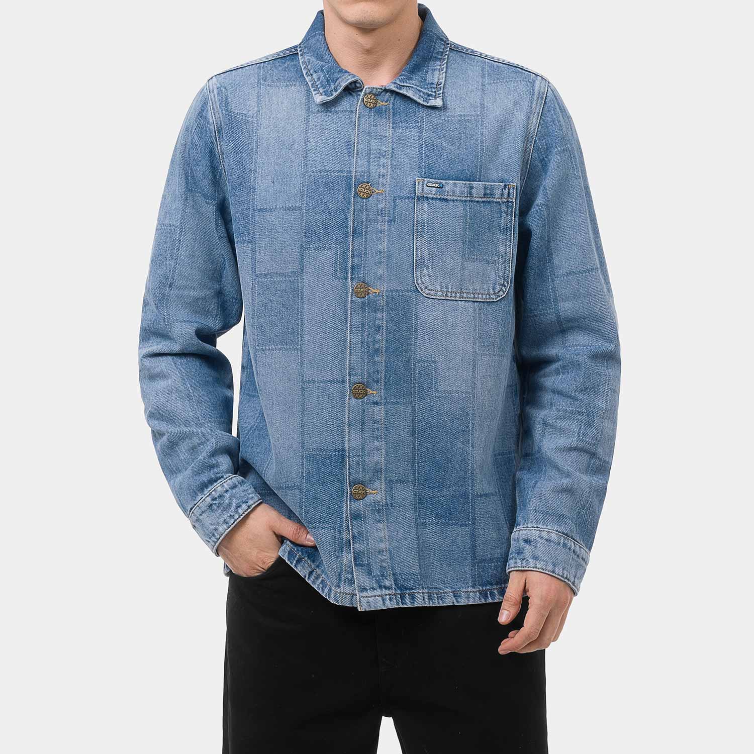 CAMISACO DENIM HOMBRE GZUCK LOWRY - 1