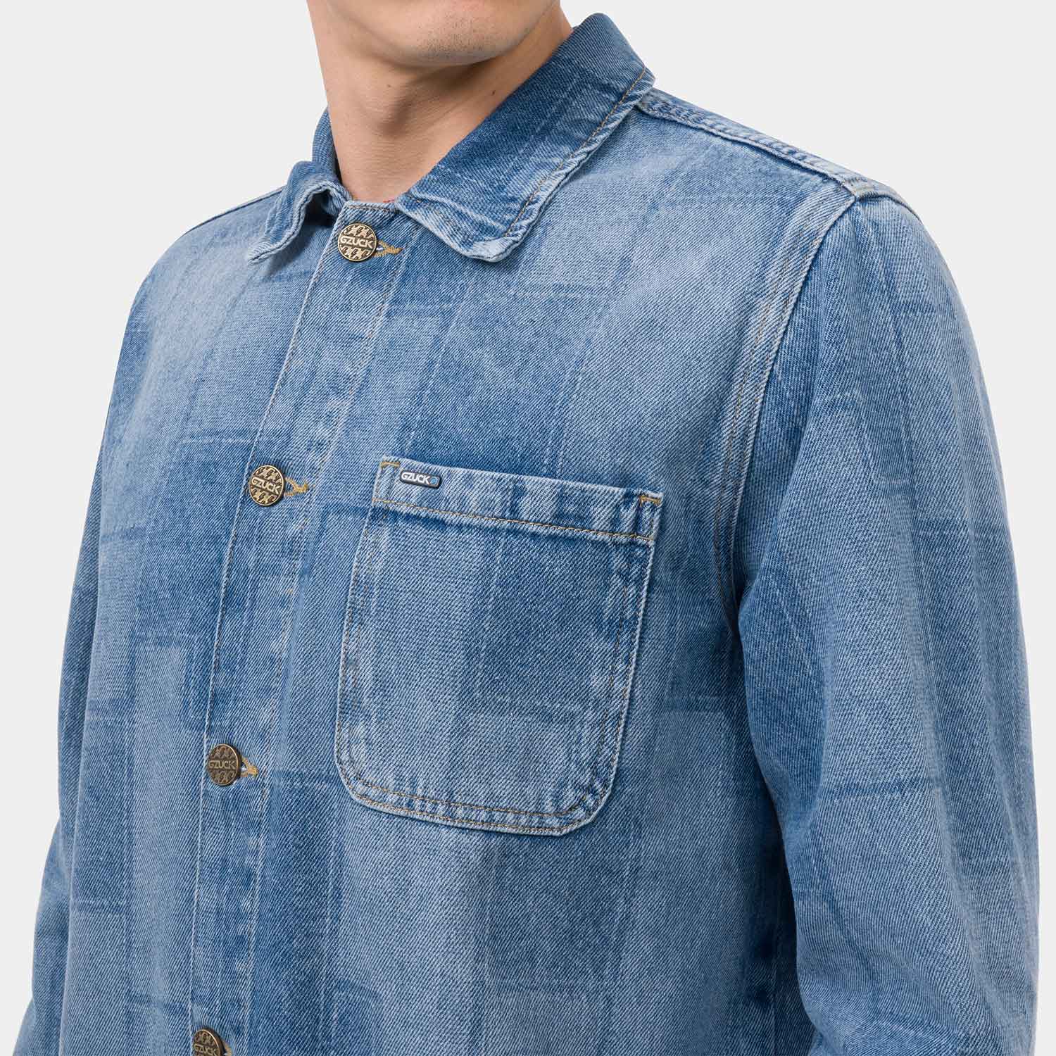CAMISACO DENIM HOMBRE GZUCK LOWRY - 3