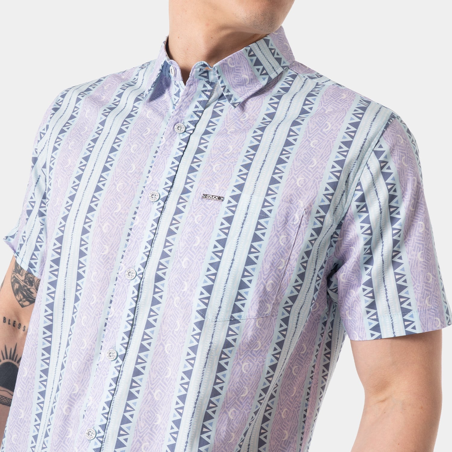 CAMISA POPELINA STRETCH HOMBRE GZUCK SUMMER LINES - 2
