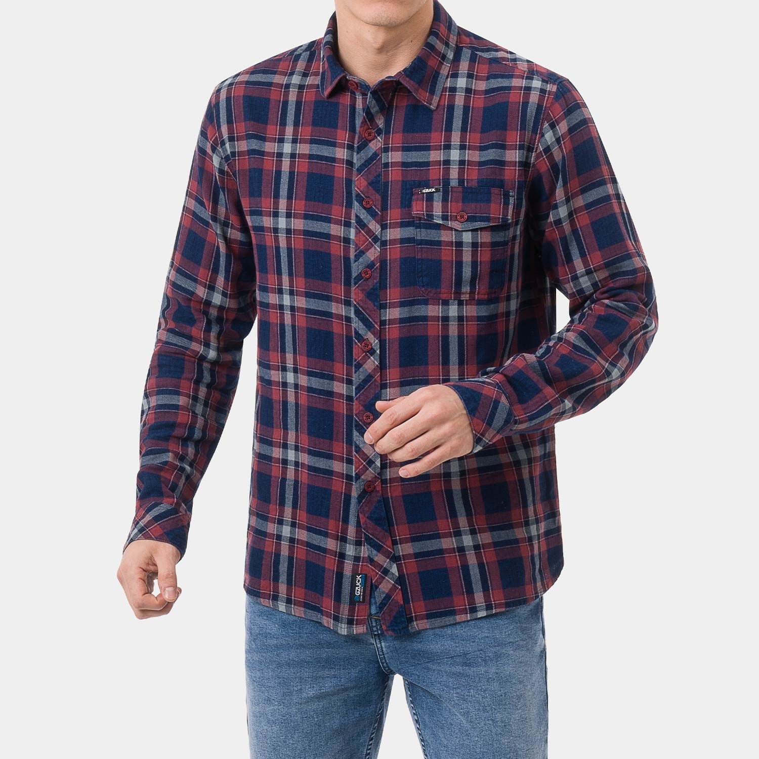 CAMISA CUADROS HOMBRE GZUCK BENKER - 1
