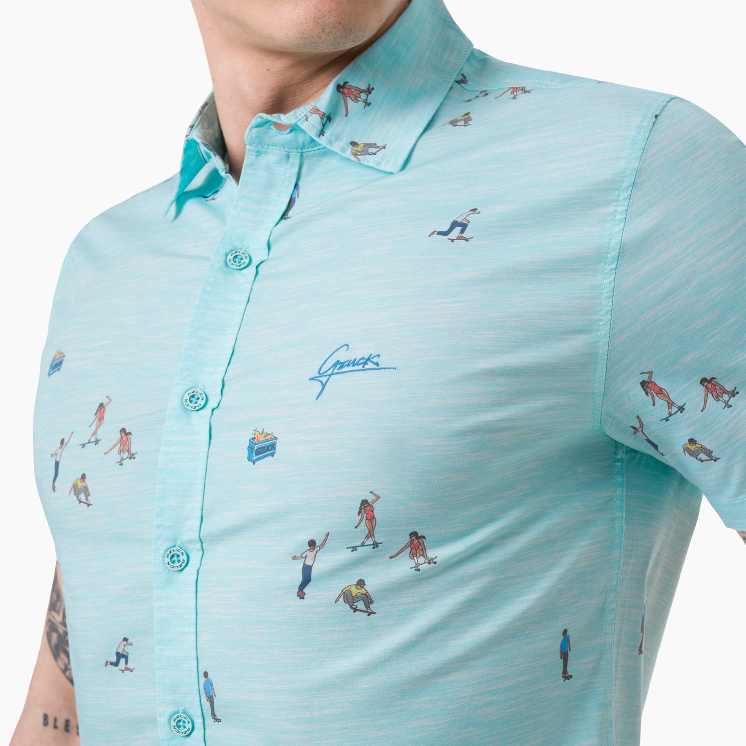 CAMISA POPELINA STRETCH HOMBRE GZUCK SKILLX - 2