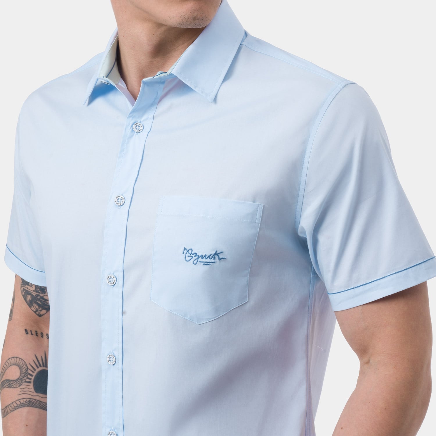 CAMISA POPELINA STRETCH HOMBRE GZUCK SUANT - 2