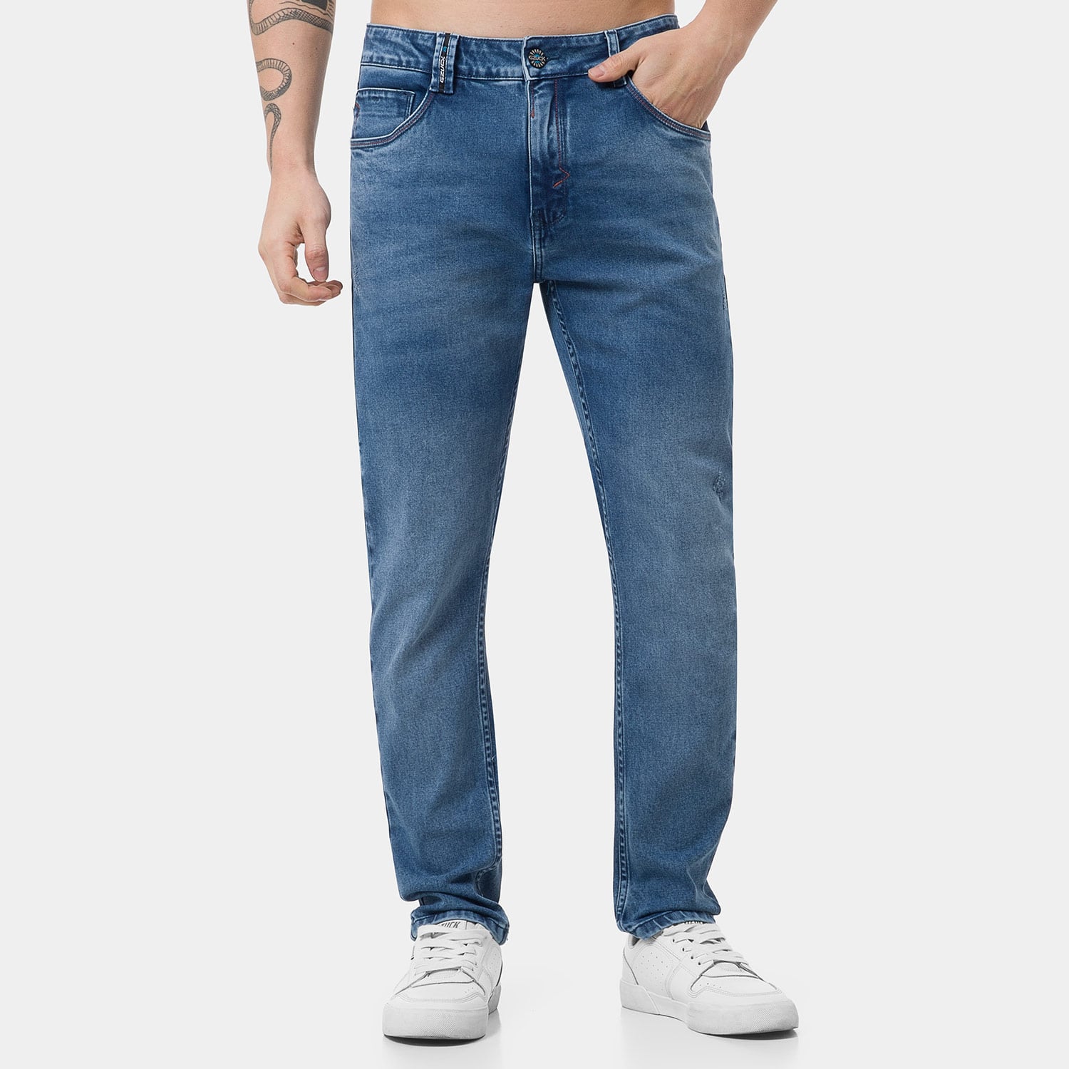 PANTALÓN JEAN DENIM STRETCH HOMBRE GZUCK GJ SERIE -243 - 1