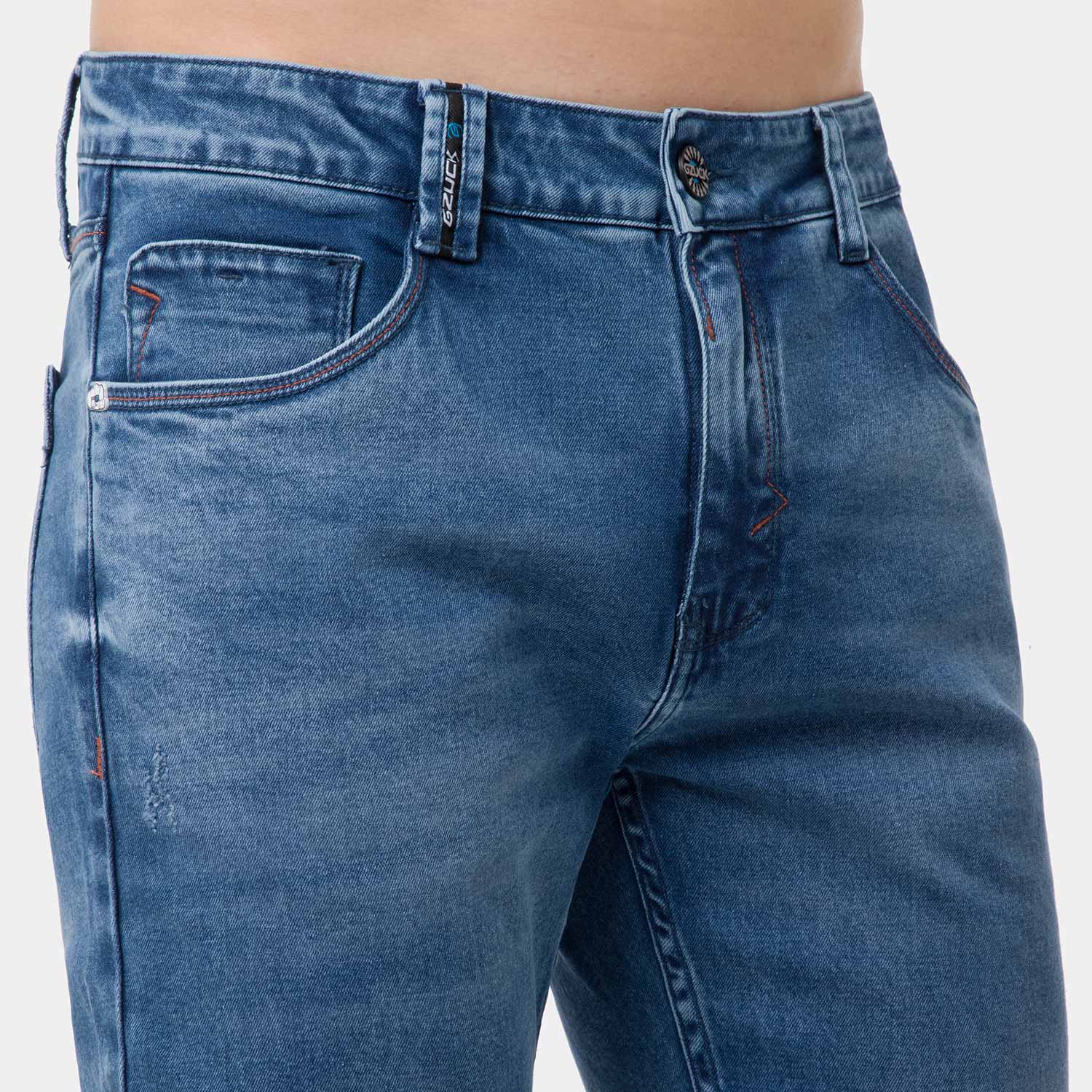 PANTALÓN JEAN DENIM STRETCH HOMBRE GZUCK GJ SERIE -243 - 2