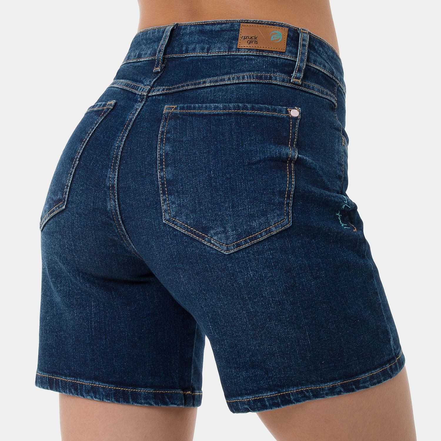 SHORT BERMUDA DENIM STRETCH MUJER GZUCK FANT - 4