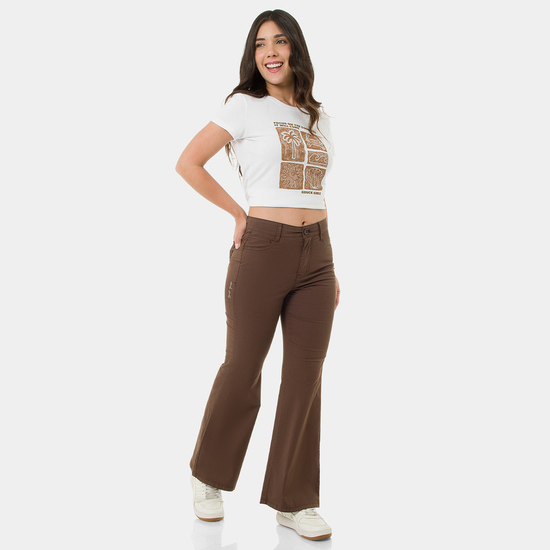 PANTALON MODA MENCIS DRILL TAFETA MUJER - 2