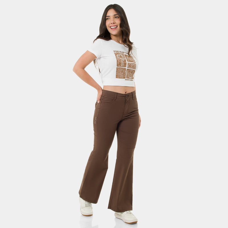 PANTALON MODA MENCIS DRILL TAFETA MUJER - 2