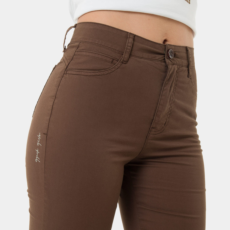 PANTALON MODA MENCIS DRILL TAFETA MUJER - 4
