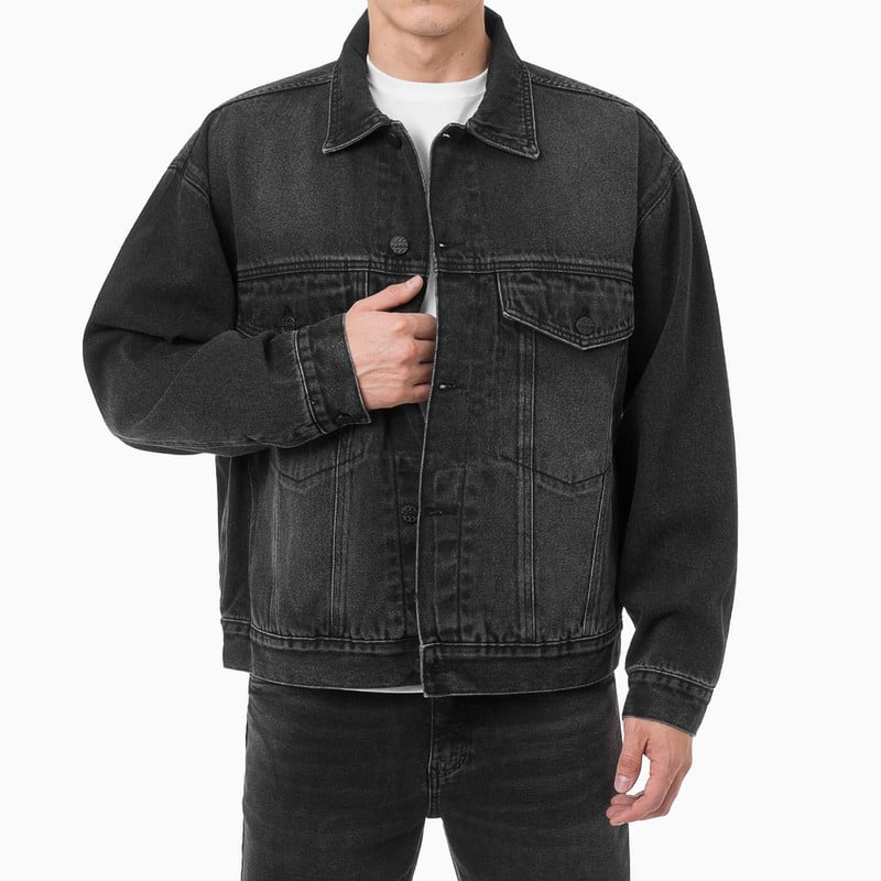 CASACA LARXO DENIM HOMBRE - 1